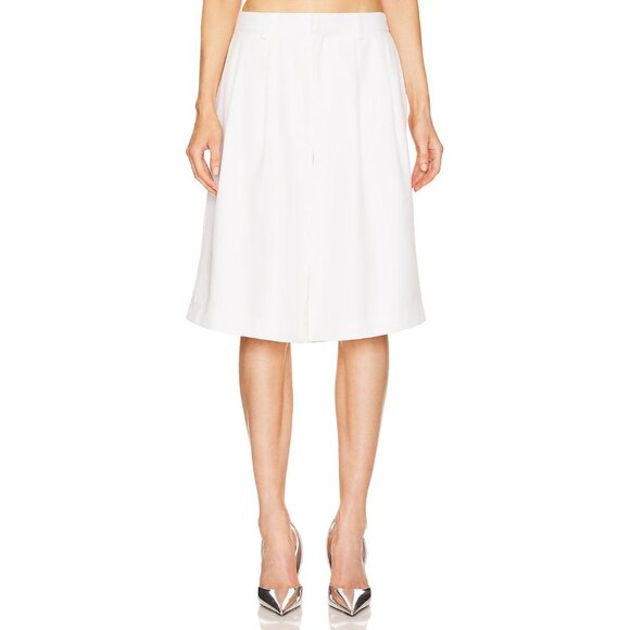 retrofete Alyson Low Waist Wide Leg Short White Womens Size XL - Picture 2 of 11